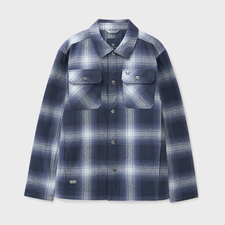 Crew Mens Borg Lined Flannel Shacket