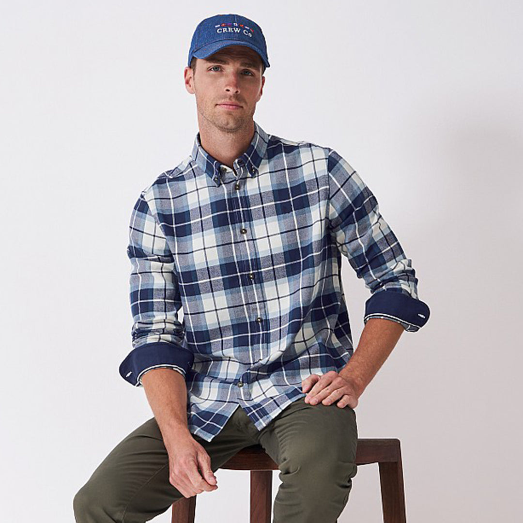 Crew Mens Classic Fit Flannel Shirt
