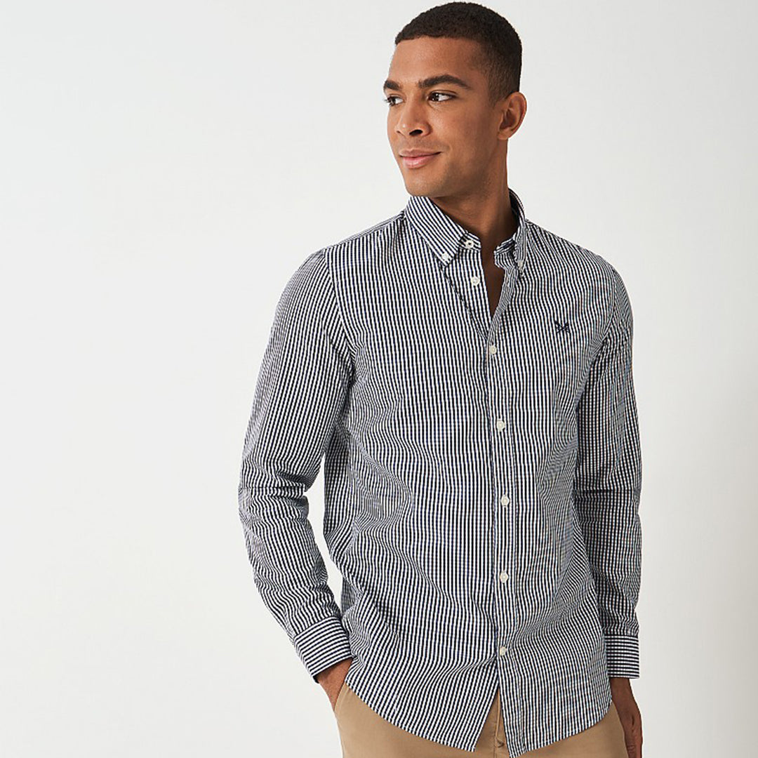 Crew Mens Micro Gingham Shirt