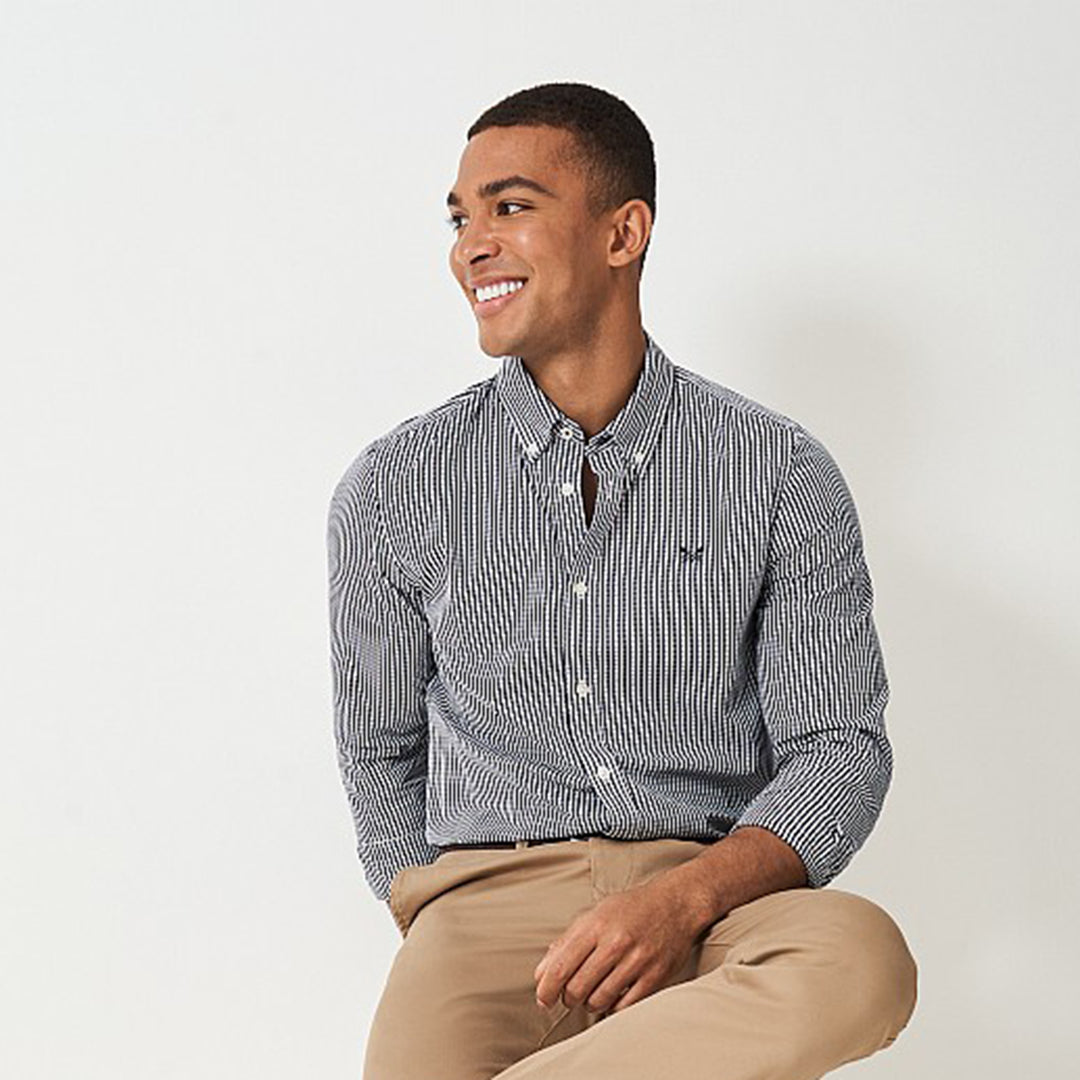 Crew Mens Micro Gingham Shirt
