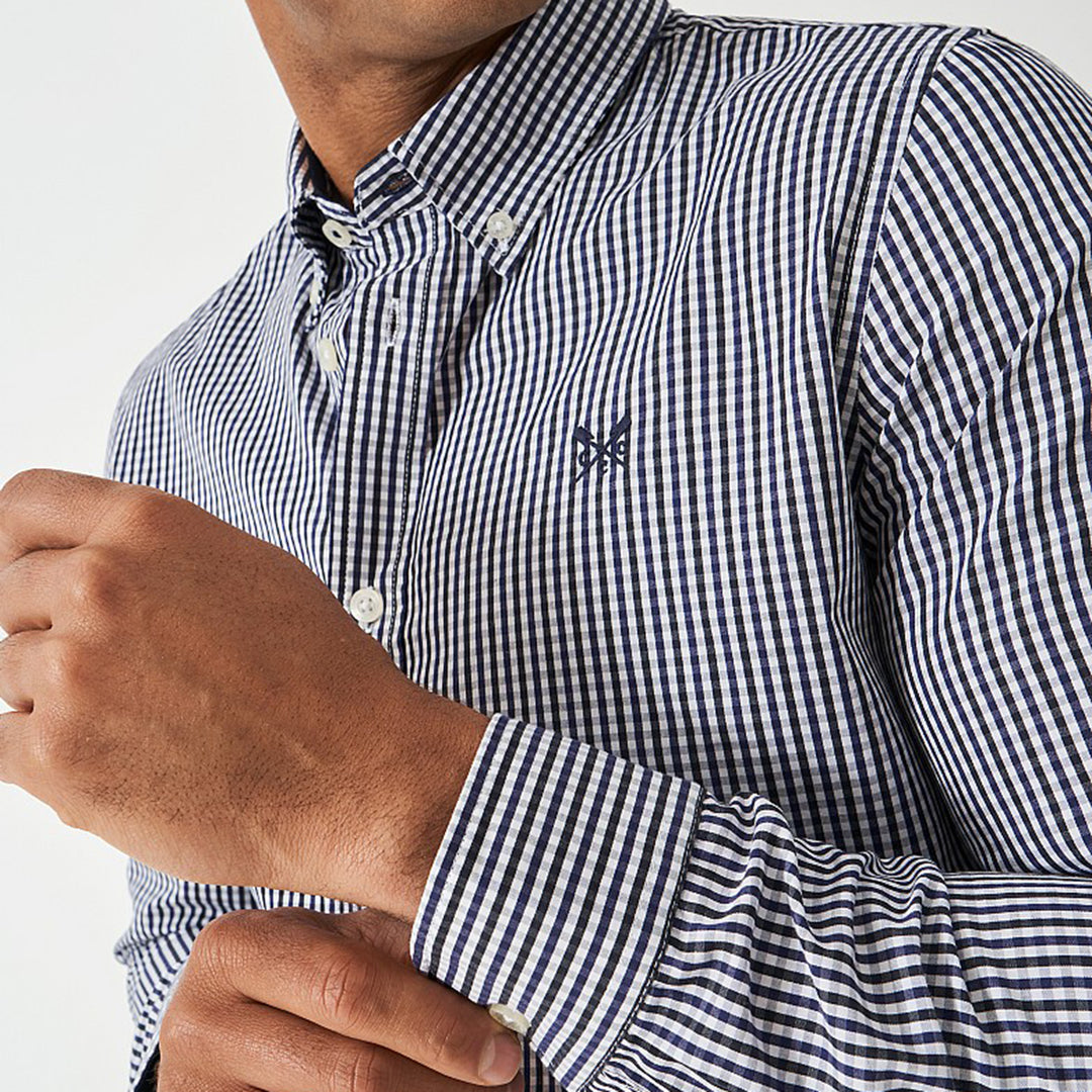 Crew Mens Micro Gingham Shirt