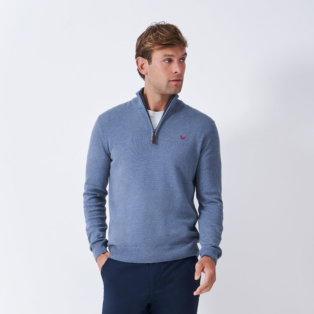 Crew Mens Organic Classic 1/2 Zip