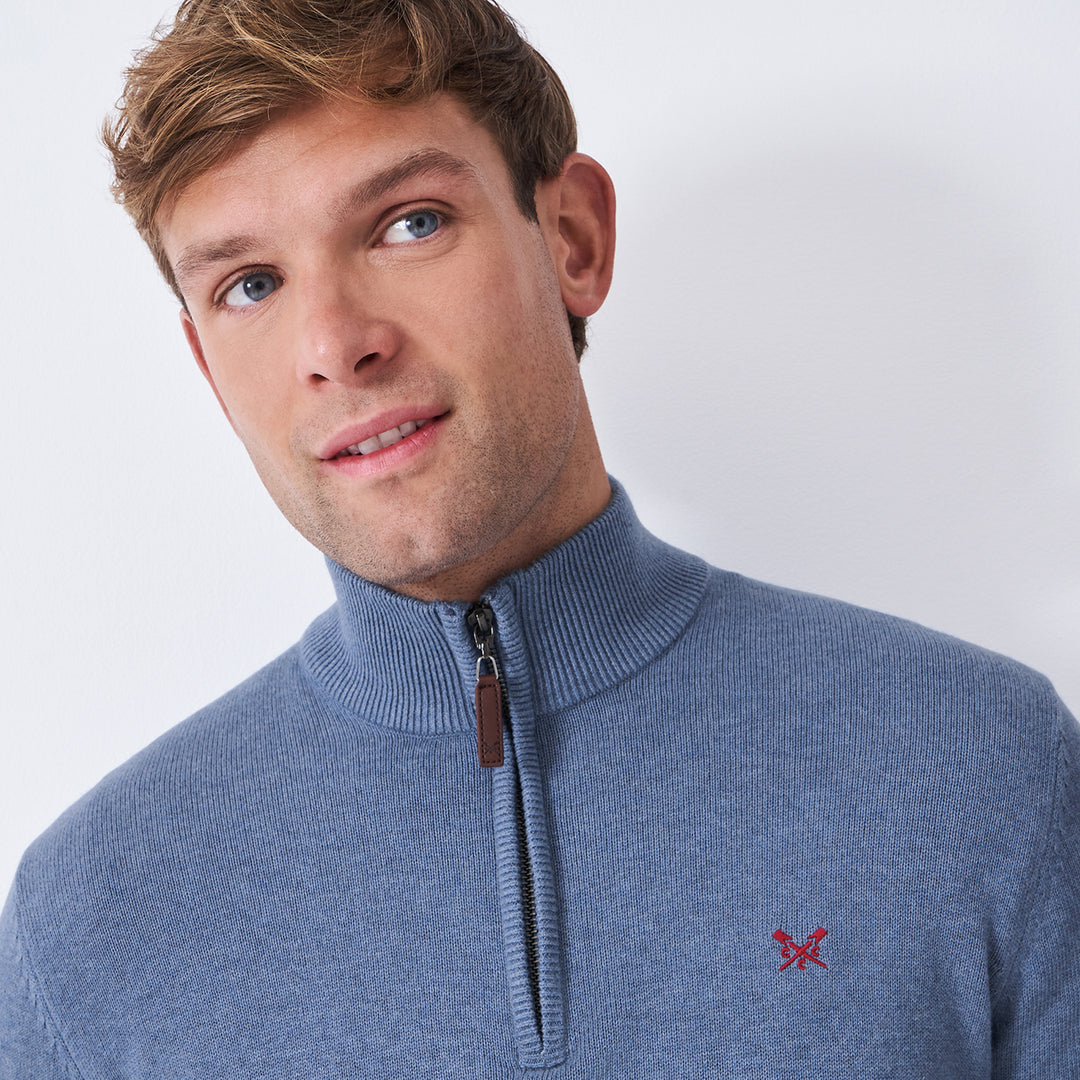Crew Mens Organic Classic 1/2 Zip