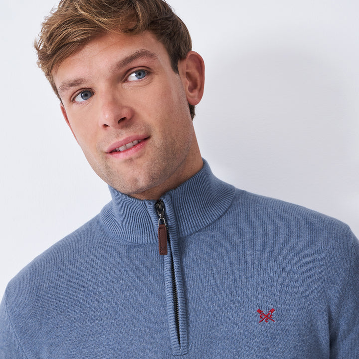 Crew Mens Organic Classic 1/2 Zip