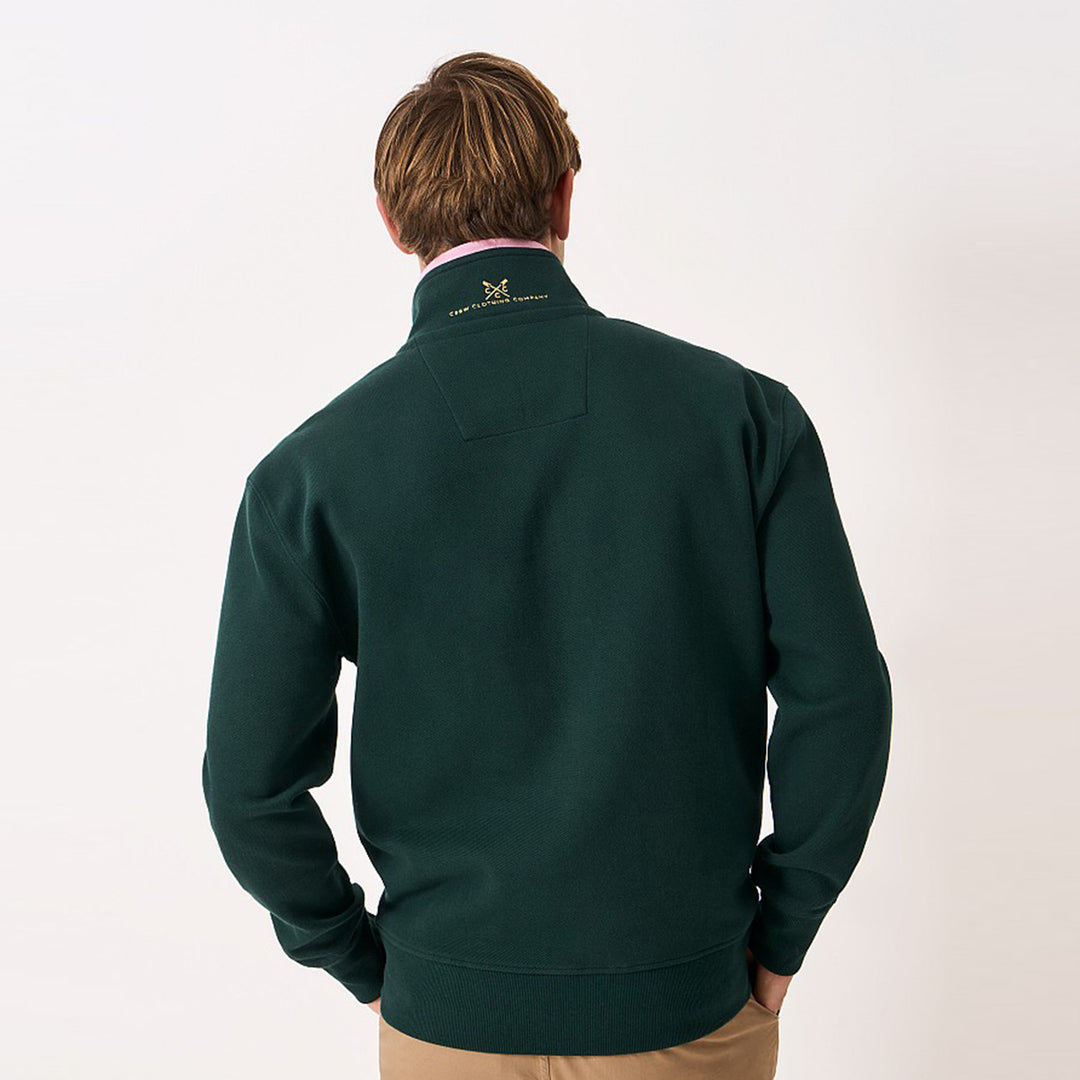 Crew Mens Pique Half Zip Sweatshirt