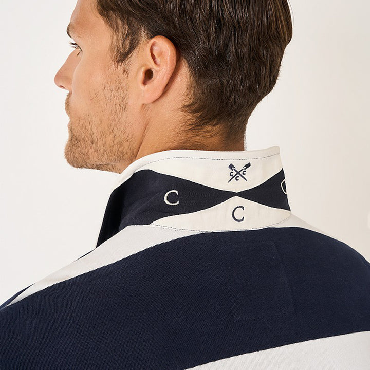 Crew Mens Long Sleeve Stripe Rugby