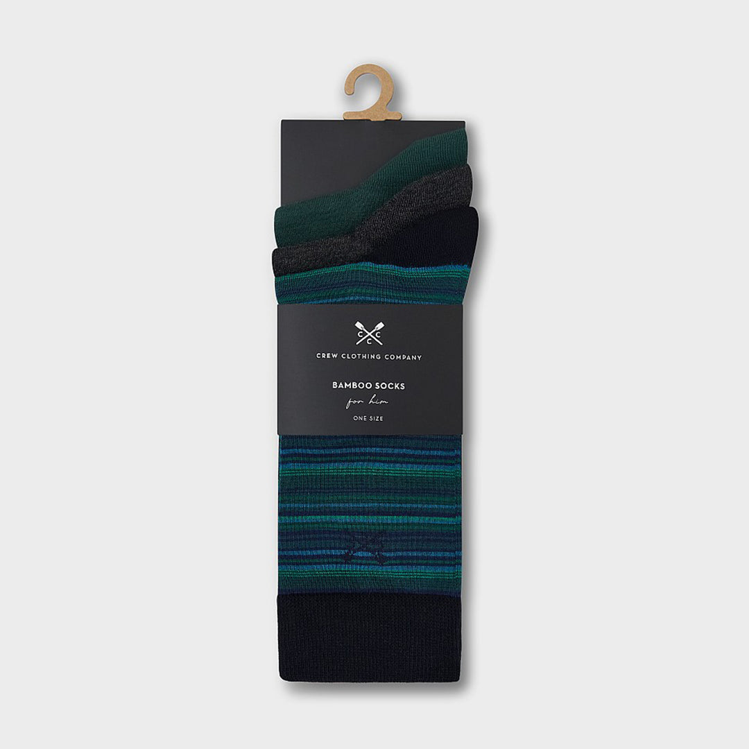 Crew Mens Bamboo Socks 3 Pack