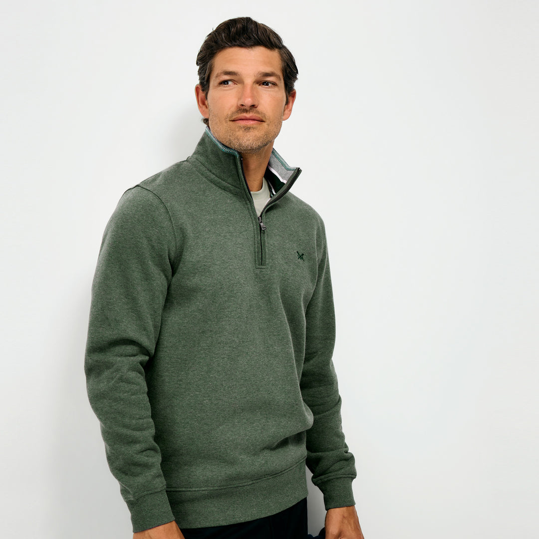 Crew Mens Classic Half Zip Sweat