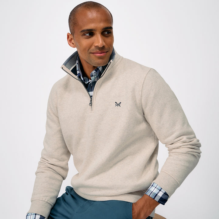 Crew Mens Classic Half Zip Sweat