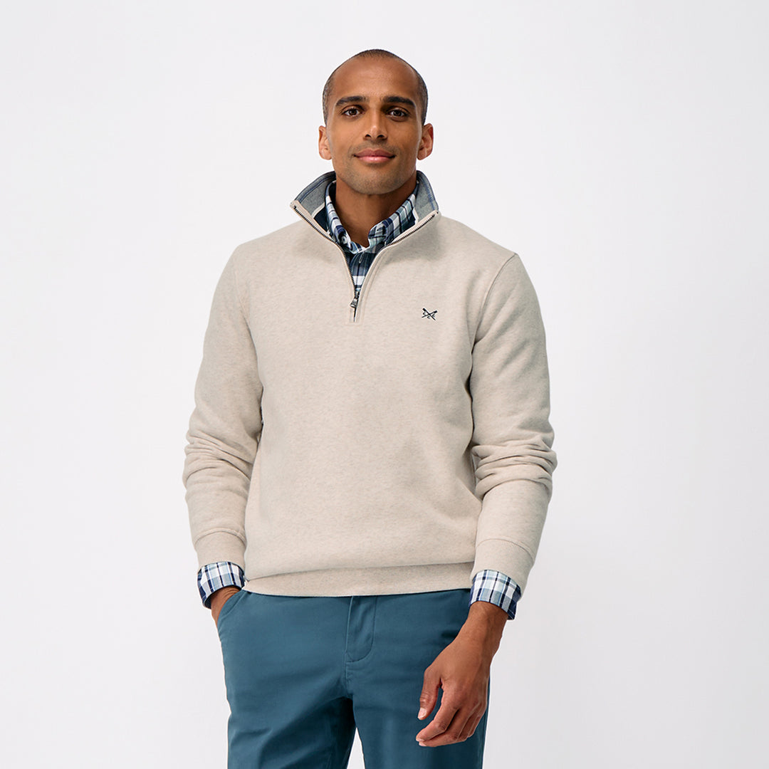 Crew Mens Classic Half Zip Sweat