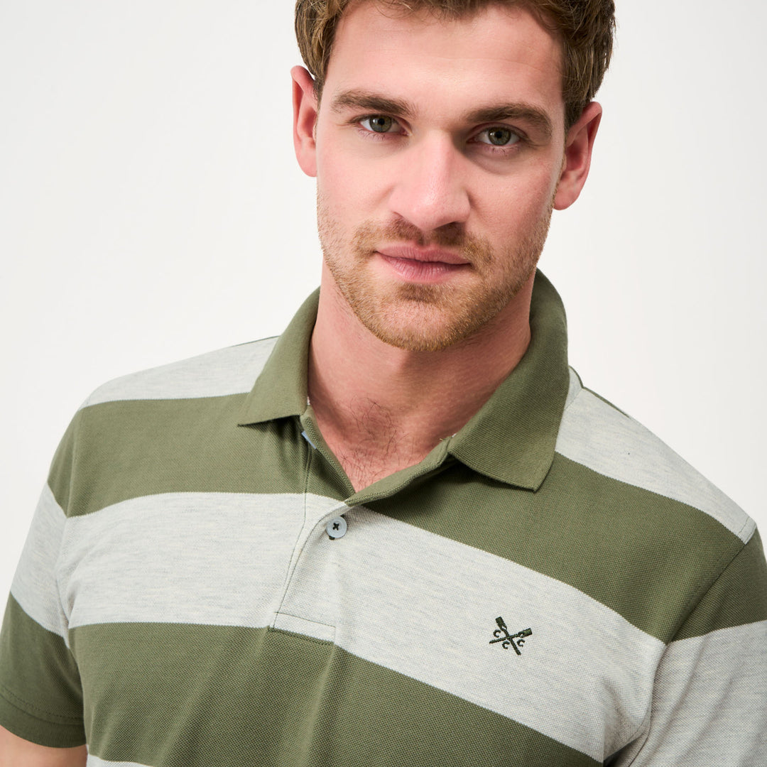 Crew Mens Heritage Stripe Polo