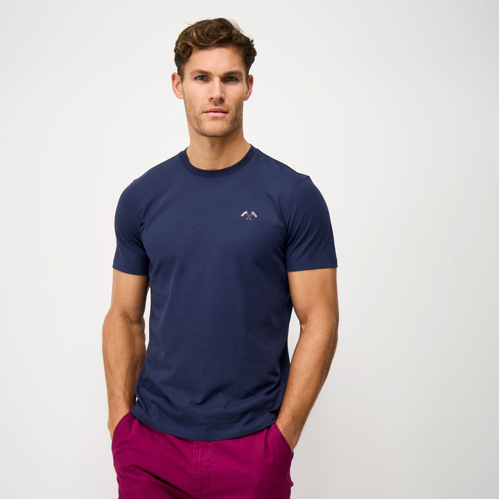 Crew Mens Bound Ribbed Tee