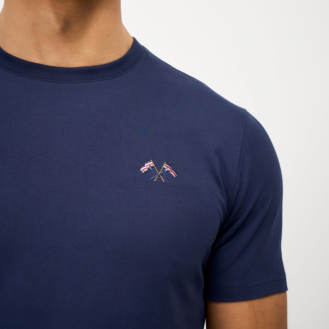 Crew Mens Bound Ribbed Tee