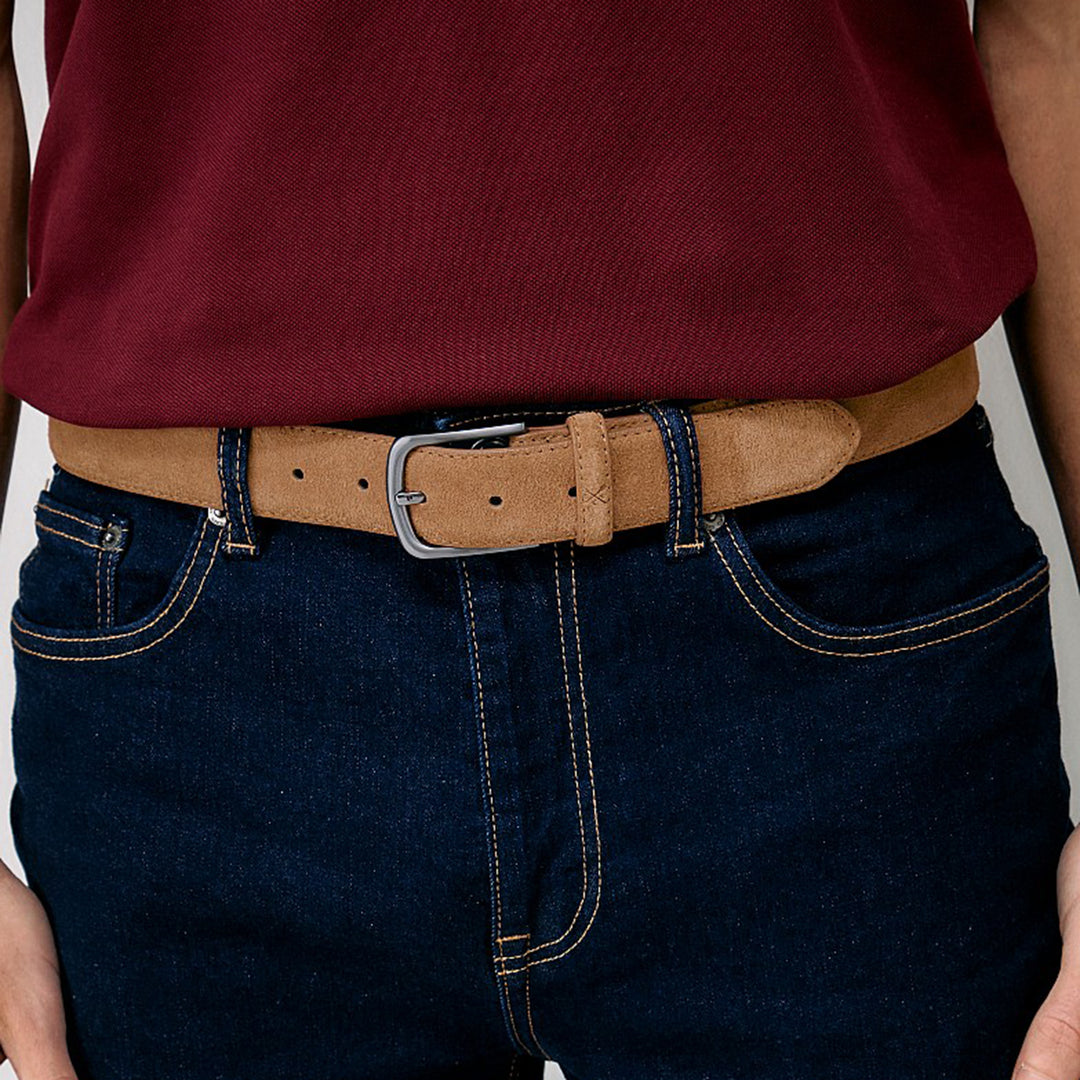 Crew Mens Smart Suede Belt