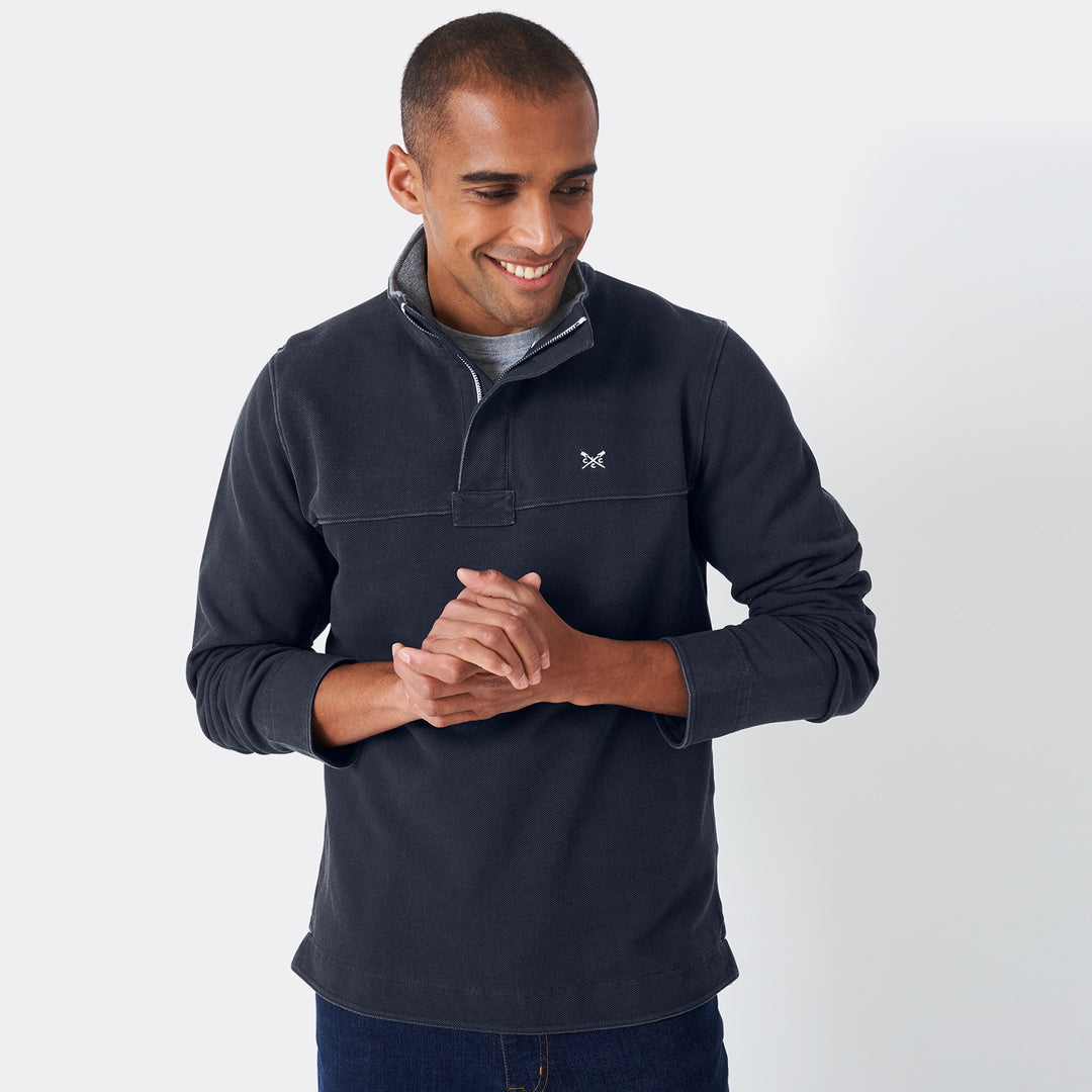 Crew Mens Padstow Pique Sweat