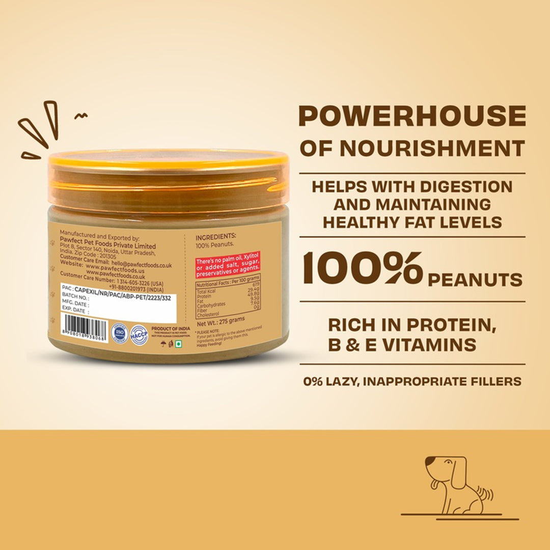 Pawfect Peanut Butter Natural for Dogs