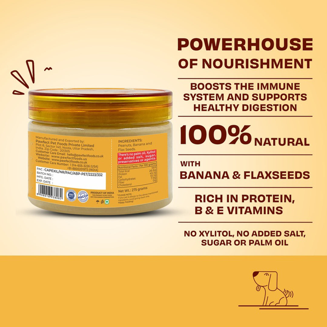 Pawfect Peanut Butter Banana for Dogs