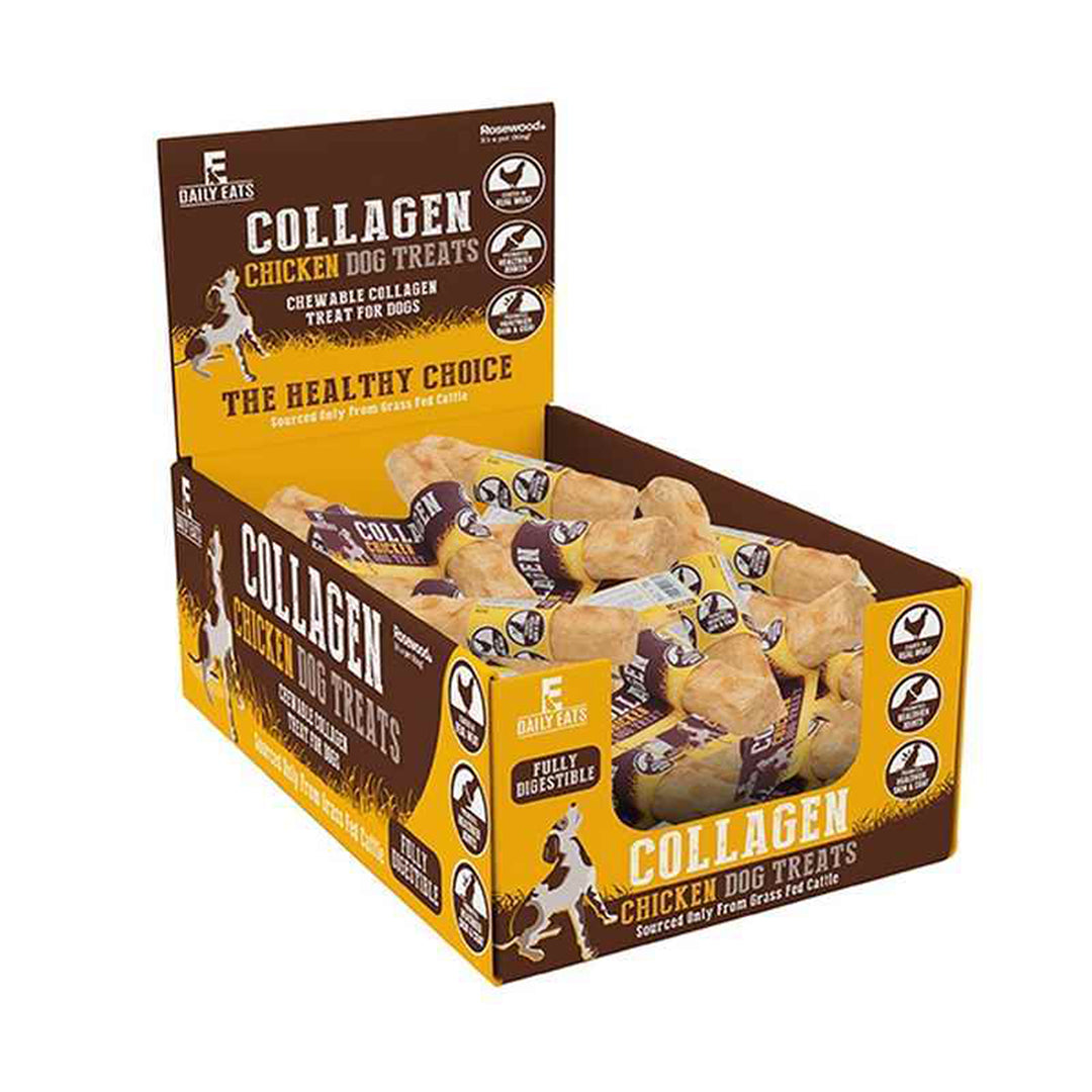 Rosewood Daily Eats Collagen Chicken Retriever Rolls 5"