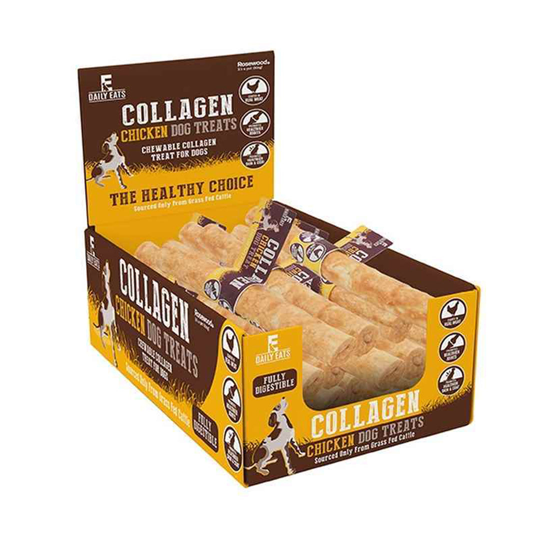 Rosewood Daily Eats Collagen Chicken Retriever Rolls 10"