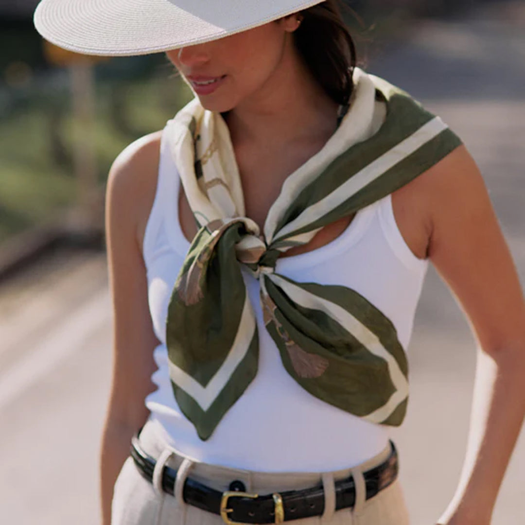 Hicks & Brown Melford Silk Scarf