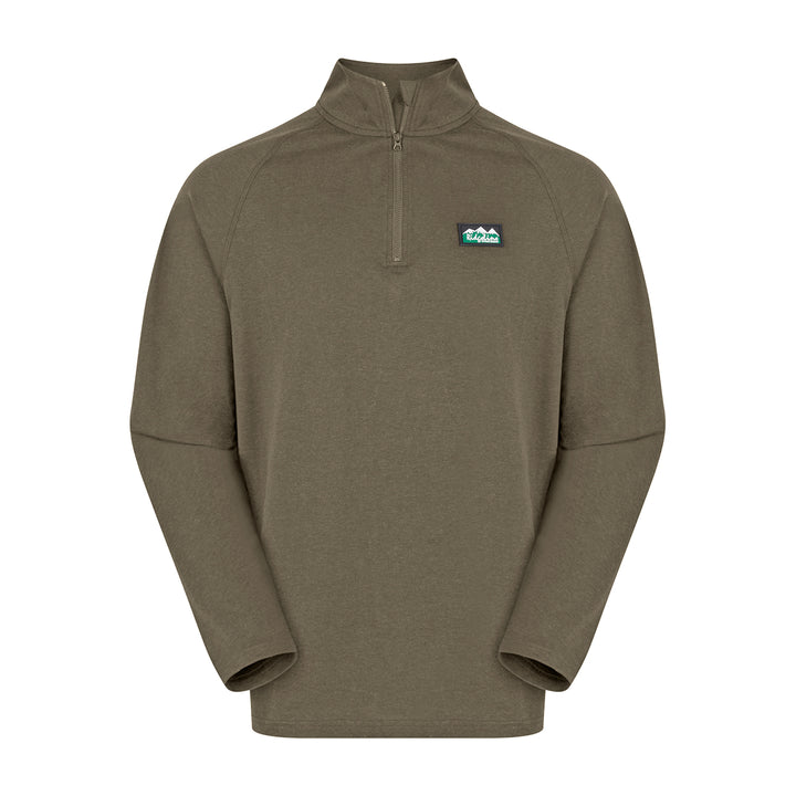 Ridgeline Mens Baseline Pull on Zip Top