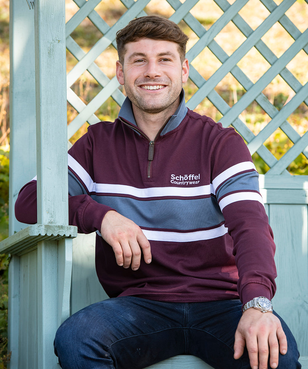 Man wearing Schoffel Sweatshirt