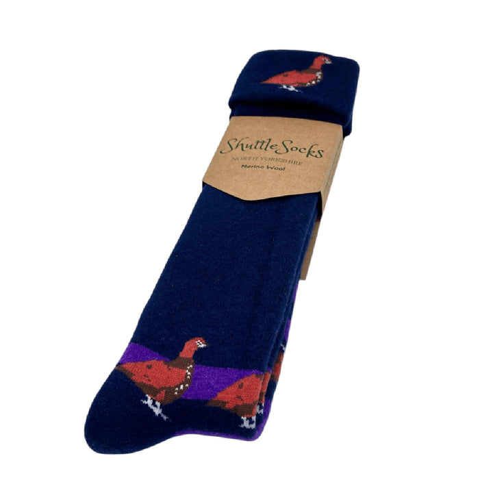 Shuttlesocks Ladies Merino Shooting Socks Grouse
