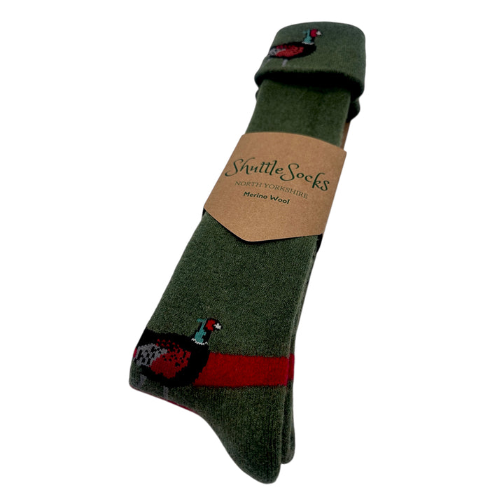 Shuttlesocks Ladies Merino Shooting Socks Pheasant