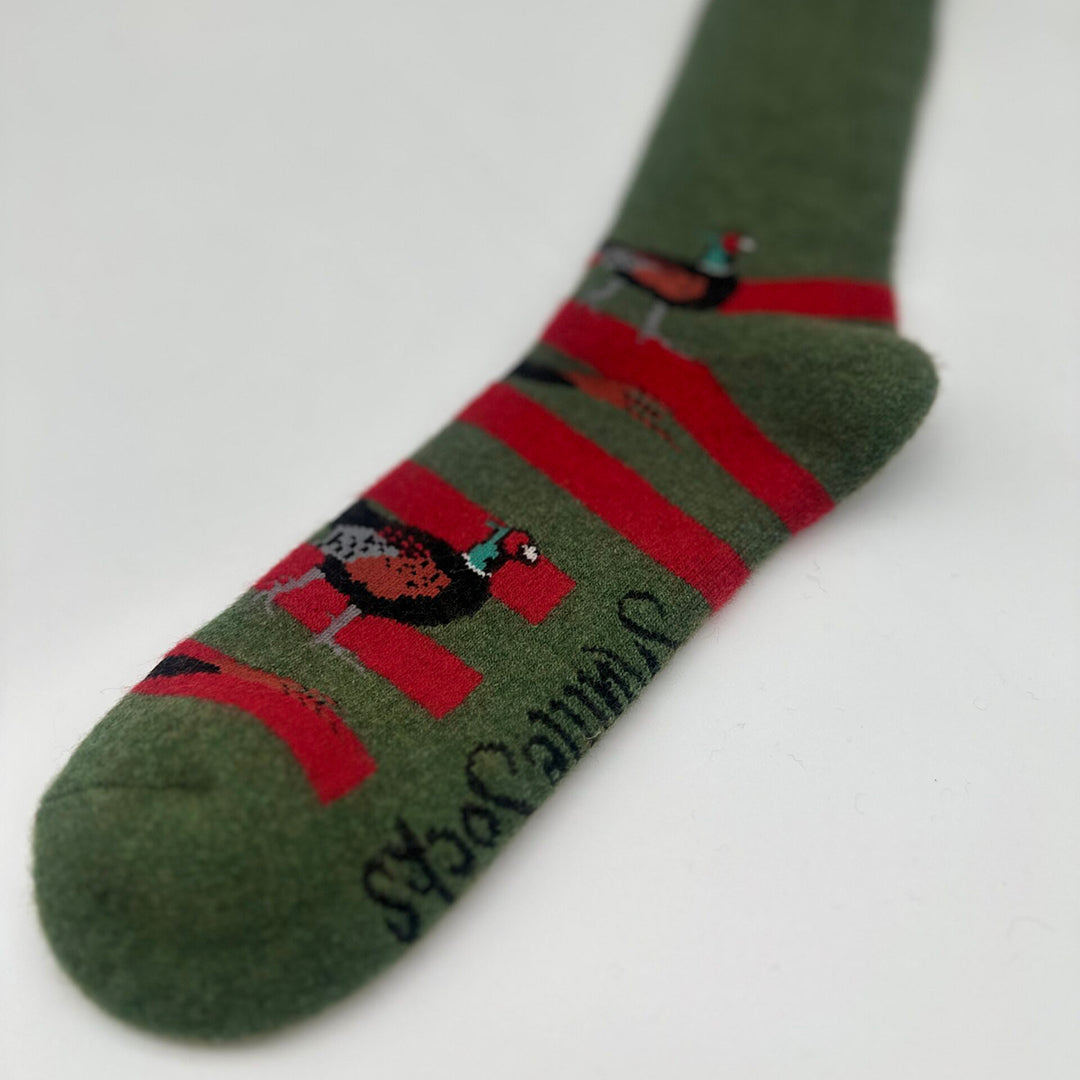 Shuttlesocks Ladies Merino Shooting Socks Pheasant