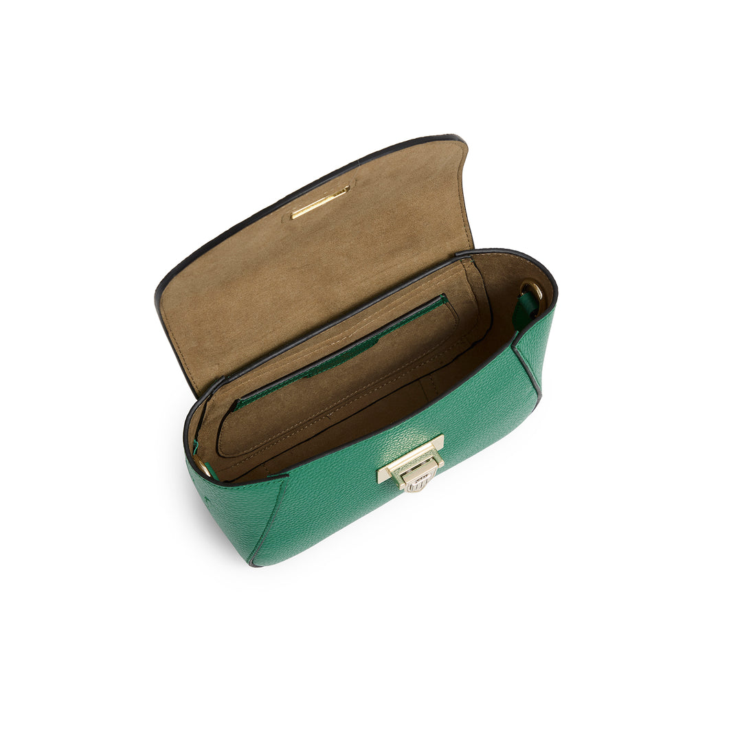 Fairfax & Favor Mini Blenheim Handbag - Clover Green Leather