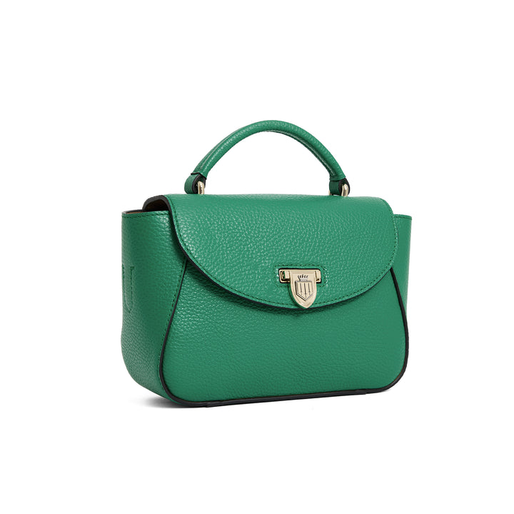 Fairfax & Favor Mini Blenheim Handbag - Clover Green Leather
