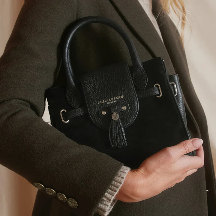Fairfax & Favor Ladies Mini Windsor Suede Handbag
