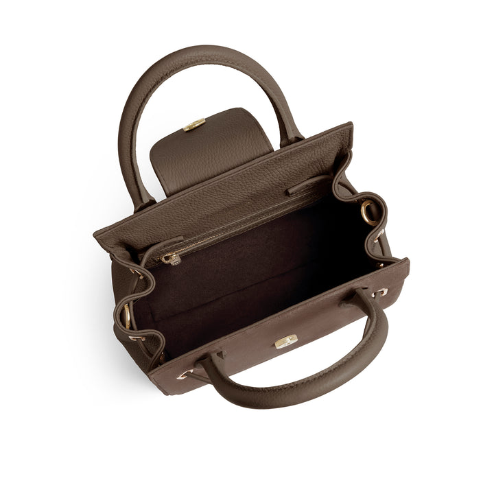 Fairfax & Favor Limited Edition Fog Suede Mini Windsor Handbag