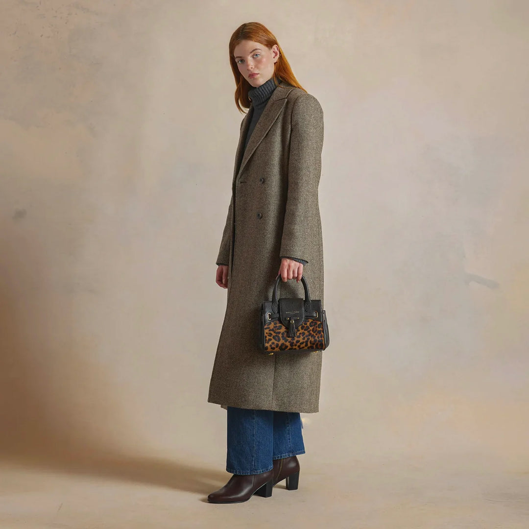 Fairfax & Favor Mini Windsor Handbag - Leopard Haircalf