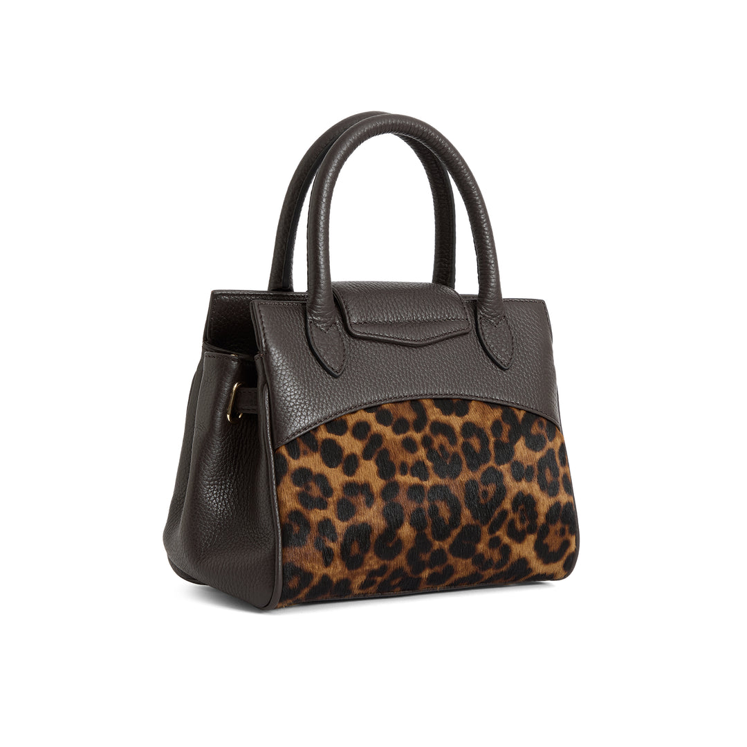 Fairfax & Favor Mini Windsor Handbag - Leopard Haircalf