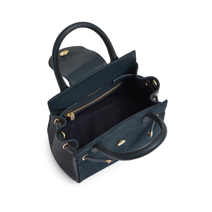 Fairfax & Favor Mini Windsor Handbag - Teal Suede