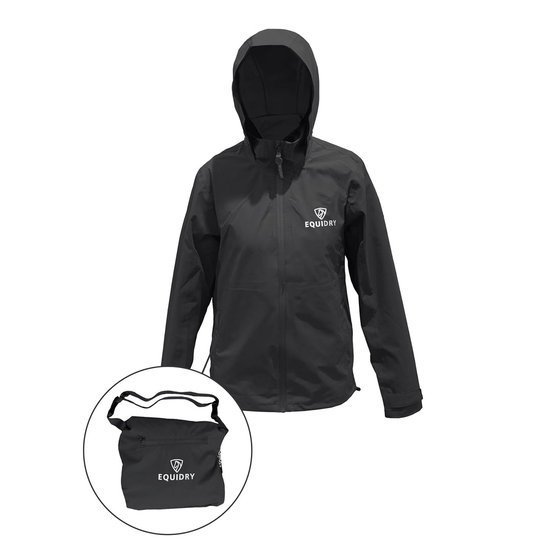 Equidry Ladies Nimbus Pack away Jacket with Stowaway Hood