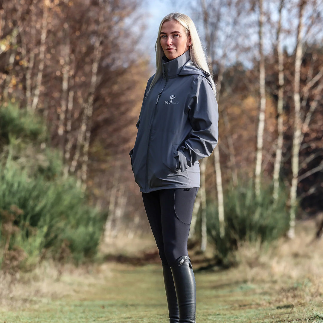 Equidry Ladies Nimbus Pack away Jacket with Stowaway Hood