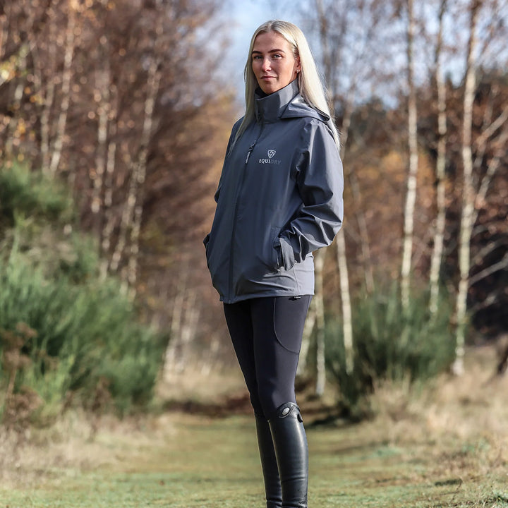 Equidry Ladies Nimbus Pack away Jacket with Stowaway Hood