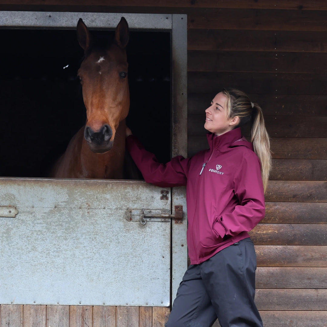 Equidry Ladies Nimbus Pack away Jacket with Stowaway Hood