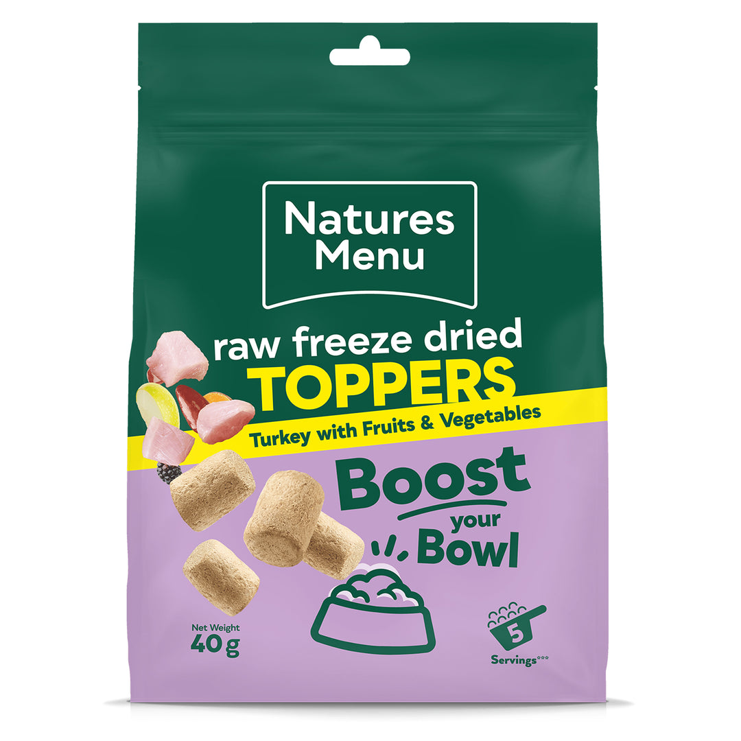 Natures Menu Freeze Dried Toppers Turkey 40g
