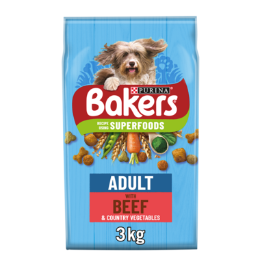 Bakers Adult Dog Food with Beef & Vegetables