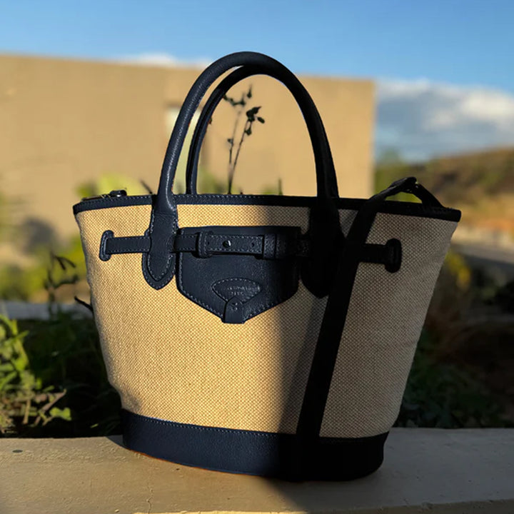Barkworth Reeve Nantucket Mini Handheld Tote with Body Strap