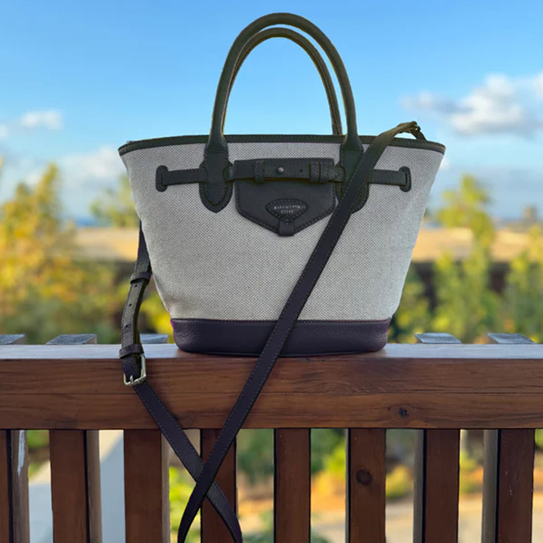 Barkworth Reeve Nantucket Mini Handheld Tote with Body Strap
