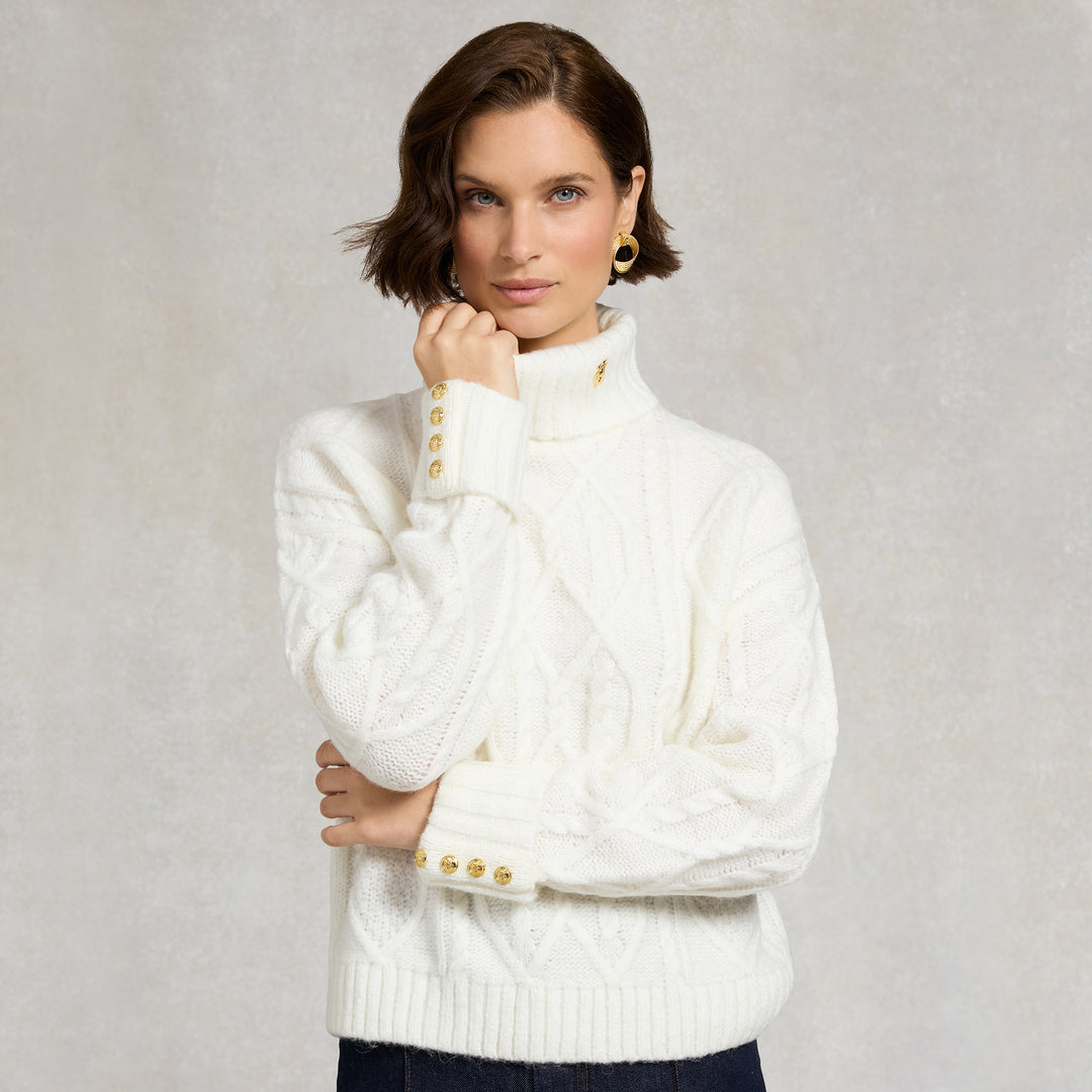 Holland Cooper Ladies Noveli Roll Neck Knit