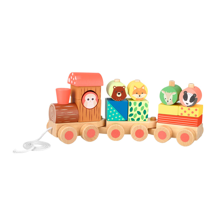 Orange Tree Toys Woodland Animal Puzzle Train