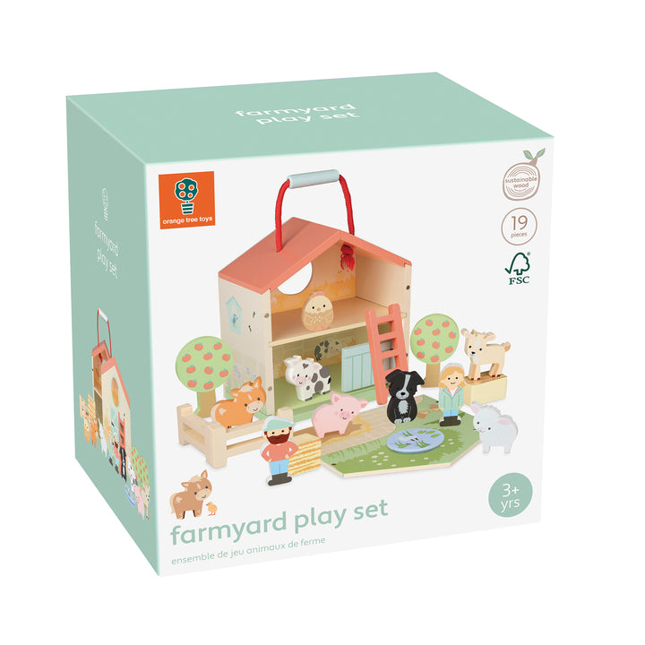 Orange Tree Toys Farmyard Play Set