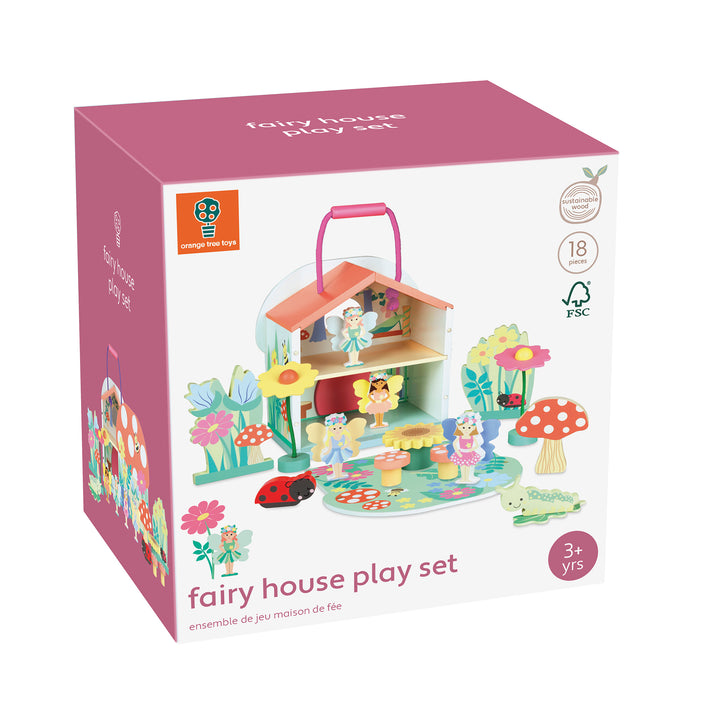 Orange Tree Toys Fairy House Play Set
