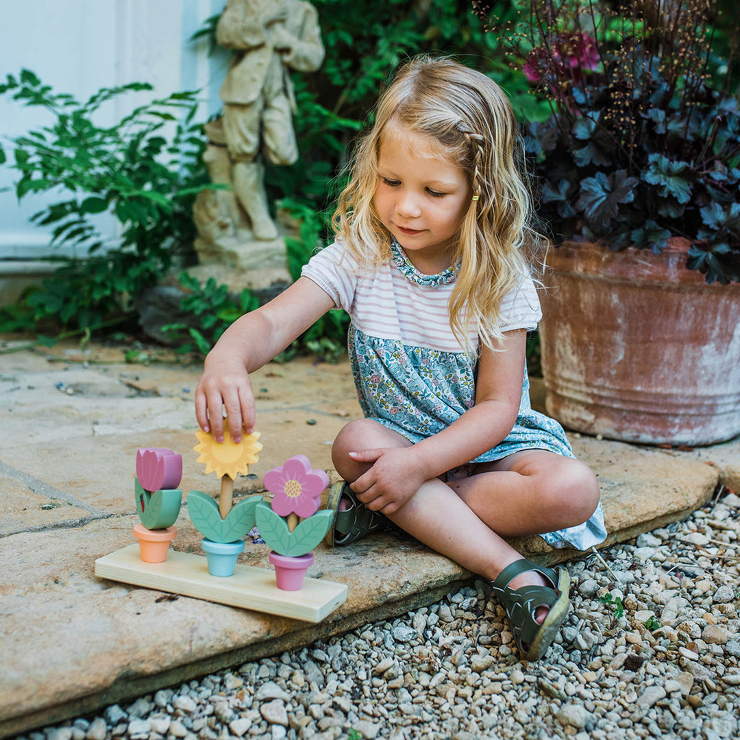 Orange Tree Toys Stacking Flower Pots