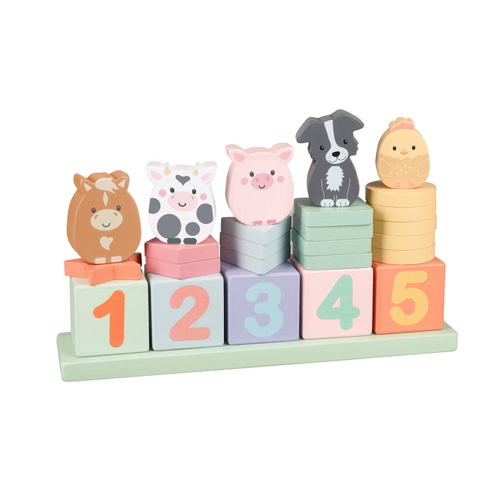 Orange Tree Toys Farmyard Animal Counting Game